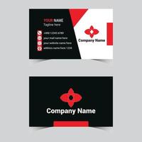 Creative and Modern Business Card Design For your Business vector