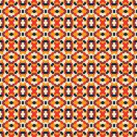 Abstract retro geometric seamless pattern vector