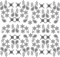 Luxury black and white pattern design vector