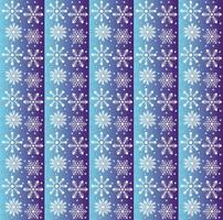 Blue background with white snowflakes vector