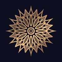 Ornamental mandala design background vector