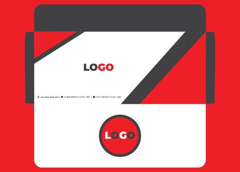 Regular envelope design vector