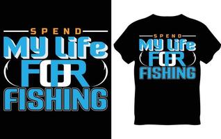 Fishing T-Shirt Design vector