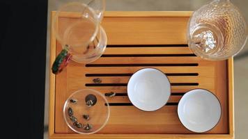 elite Chinese white tea. tea set for chinese tea ceremony video