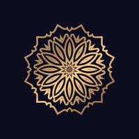 Luxury abstract ornamental mandala design background vector