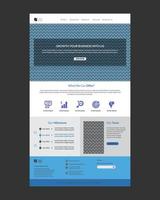 Email Business Newsletter Design Template vector