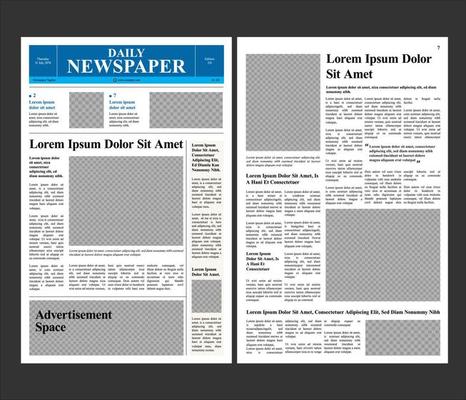 Daily Newspaper Design Template