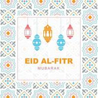 Eid social media design . Eid banner . Eid background. Islamic background vector