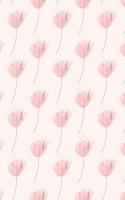 Elegance wall decor of flower seamless pattern. Watercolor style and aesthetic design idea. Find fill pattern on swatches vector