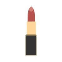 Lipstick flat design vector illustration isolated on white background