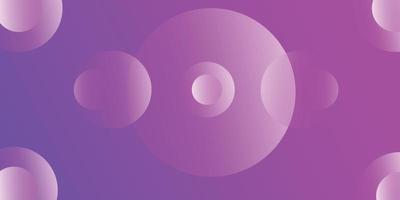 Minimal geometric background. Purple elements with fluid gradient. Dynamic shapes composition vector