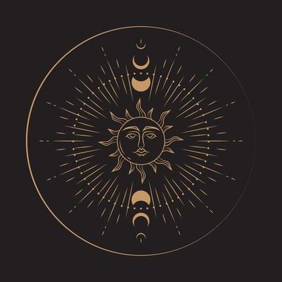 Celestial Magic Mystical and Esoteric Illustration