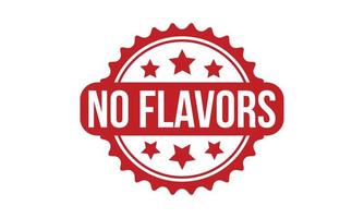 No Flavors Rubber Stamp. Red No Flavors Rubber Grunge Stamp Seal Vector Illustration