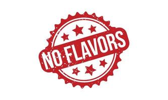 No Flavors Rubber Stamp. Red No Flavors Rubber Grunge Stamp Seal Vector Illustration