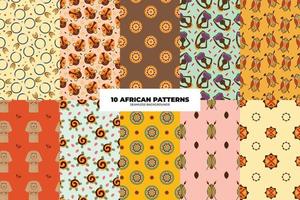 African Background Set vector