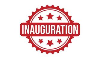 Inauguration Rubber Stamp. Inauguration Grunge Stamp Seal Vector Illustration