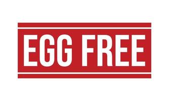 Egg Free Rubber Stamp. Egg Free Grunge Stamp Seal Vector Illustration