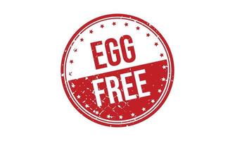 Egg Free Rubber Stamp. Egg Free Grunge Stamp Seal Vector Illustration