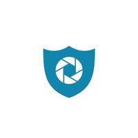 seguridad logo tecnología compañía, proteger seguridad datos vector
