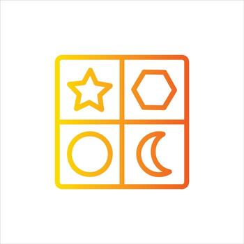 shape icon with isolated vektor and transparent background vector