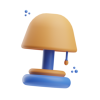 Gerät, Schlafzimmer Lampe , 3d Symbol Illustration png