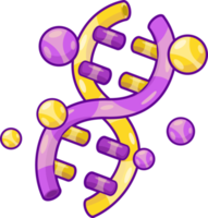 adn molécula espiral dibujos animados png