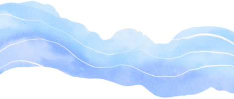 blauw waterverf marmeren achtergrond element png