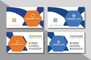 proffesonal business card design for your company vector