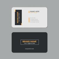 Professional round business card, Printable horizontal and Vertical double sided corporate visiting card template vector