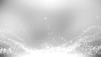 abstract background with snowflakes. White and Grey Glowing Background with Snowflakes. video