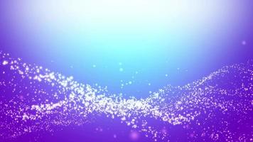 abstract blue background with bubbles. Abstract background with bokeh defocused lights and stars. video