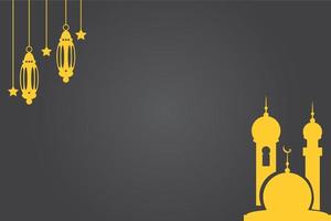 Background Ramadan Arabic Lamp Islam Wallpaper Mosque vector