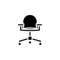 Officer Chair icon vector