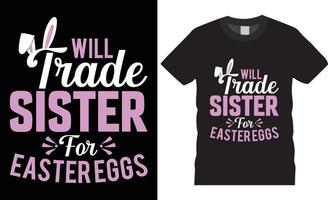 Typography Easter Day Creative T-Shirt Design Vector. vector