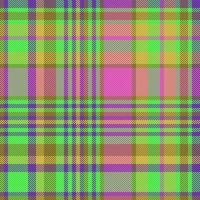 Seamless textile check. Vector texture pattern. Plaid fabric tartan background.