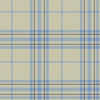 Plaid seamless pattern. Check fabric texture. Vector textile print.