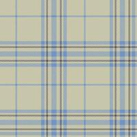 Plaid seamless pattern. Check fabric texture. Vector textile print.