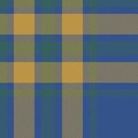 Plaid check pattern. Seamless fabric texture. Tartan textile print. vector