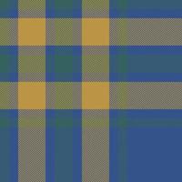 Plaid check pattern. Seamless fabric texture. Tartan textile print. vector