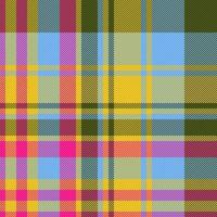 Check textile texture. Vector fabric pattern. Background plaid tartan seamless.