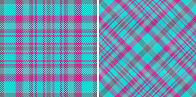 Vector fabric textile. Seamless background tartan. Check plaid texture pattern.