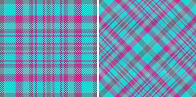 Vector fabric textile. Seamless background tartan. Check plaid texture pattern.