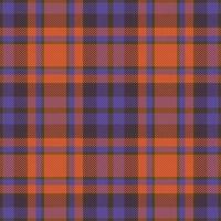 Plaid tartan pattern. Check seamless fabric. Background textile vector texture.