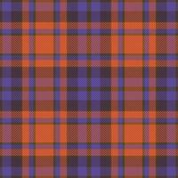 Plaid tartan pattern. Check seamless fabric. Background textile vector texture.