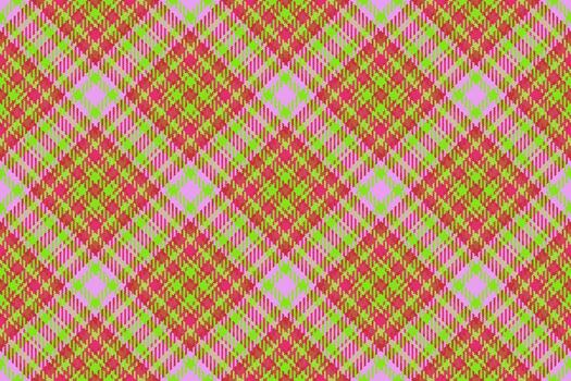 Vector fabric seamless. Plaid check textile. Texture background tartan pattern.
