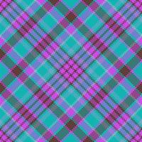 Plaid seamless tartan. Check vector texture. Pattern fabric background textile.