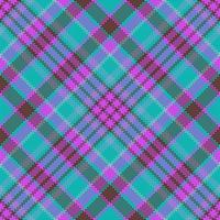 Plaid seamless tartan. Check vector texture. Pattern fabric background textile.