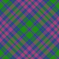 Texture textile pattern. Vector seamless tartan. Check background plaid fabric.