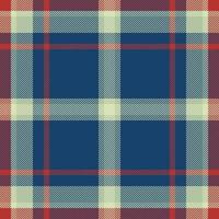 Plaid check pattern. Seamless fabric texture. Tartan textile print. vector