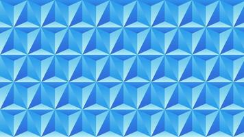 modelo de 3d óptico espejismo triángulo. modelo de espejismo pirámide. vector ilustración de 3d azul triangulos. geométrico ilusorio para diseño gráfico, fondo, fondo de pantalla, diseño o Arte